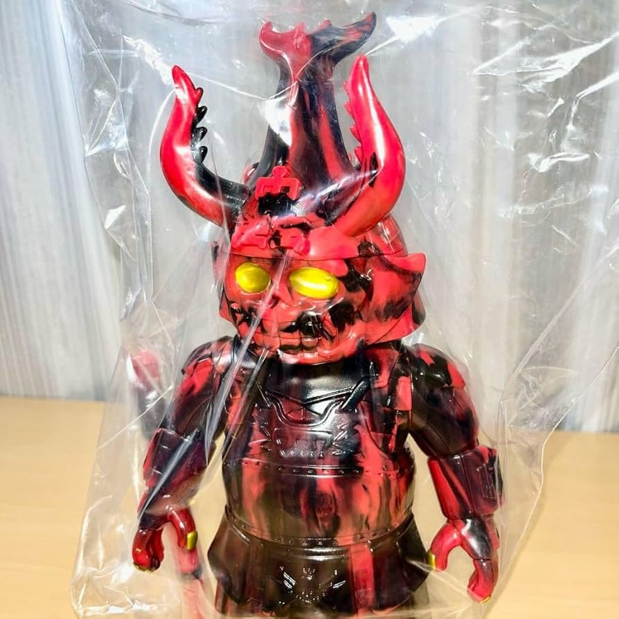 Amazon.co.jp: Skull toys ドクロ大将軍 黒×赤 マーブル成型